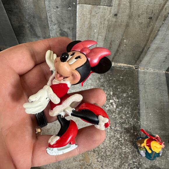 Disney Minnie Mouse Ice skating Ornament Christmas - Picture 6 of 9